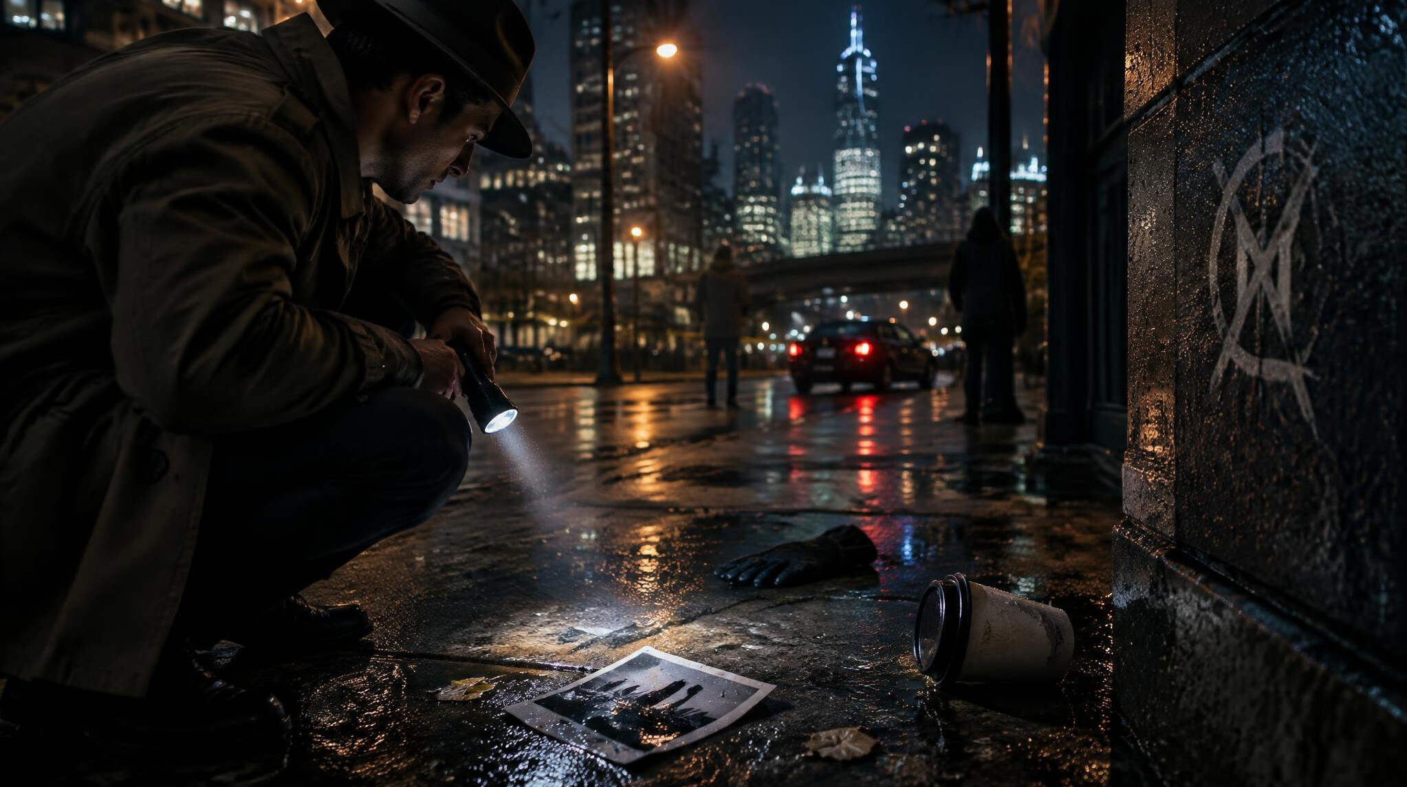 urban street at night